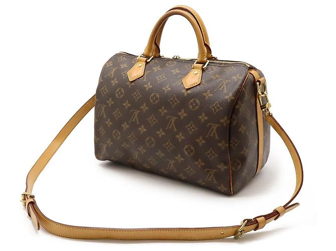 Sac à main Louis Vuitton Monogram Speedy Bandoulière 30 M41112 - vue 2