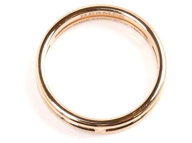 Ring Hermès Bague Ariane en or rose Hermes H119836B Doré - vue 4