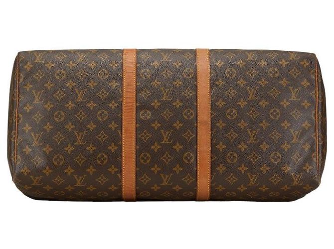 Borsa da viaggio Louis Vuitton Monogram Keepall 55 M41424 Marrone - vista 3