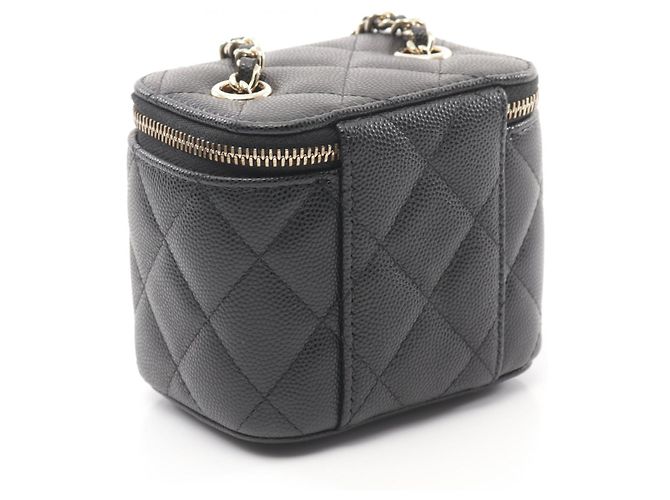 Chanel Mini Vanity Case Shoulder Bag Black - view 2