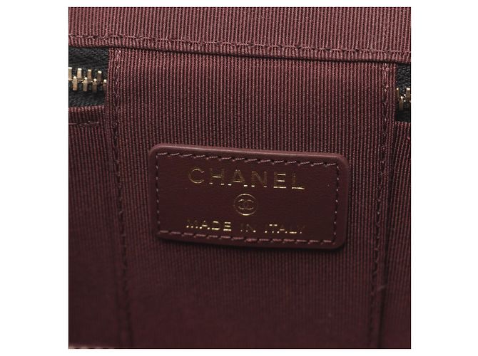 Chanel Mini Vanity Case Shoulder Bag Black - view 4