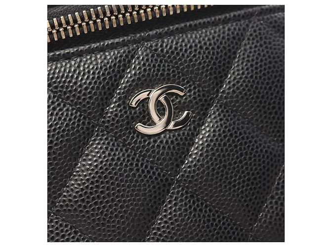 Chanel Mini Vanity Case Shoulder Bag Black - view 6