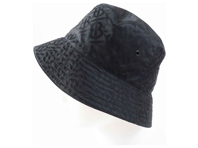 Cappello Burberry TB Logo in nylon nero e poliestere - vista 4