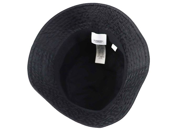 Cappello Burberry TB Logo in nylon nero e poliestere - vista 5