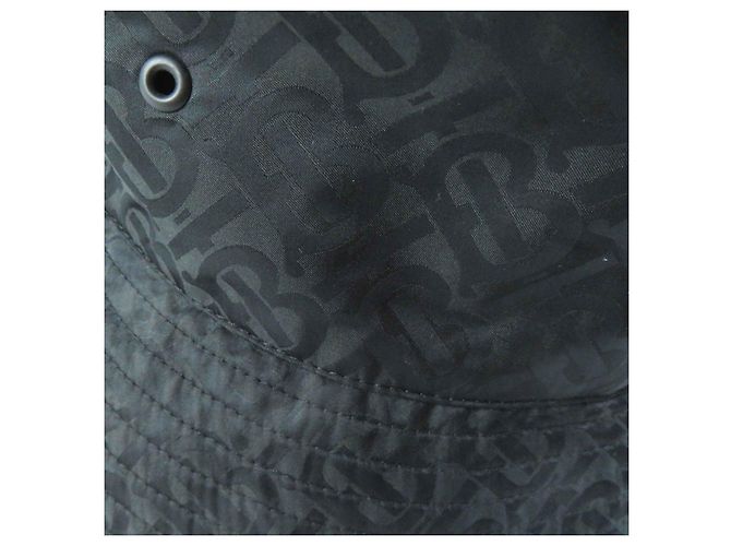 Cappello Burberry TB Logo in nylon nero e poliestere - vista 6