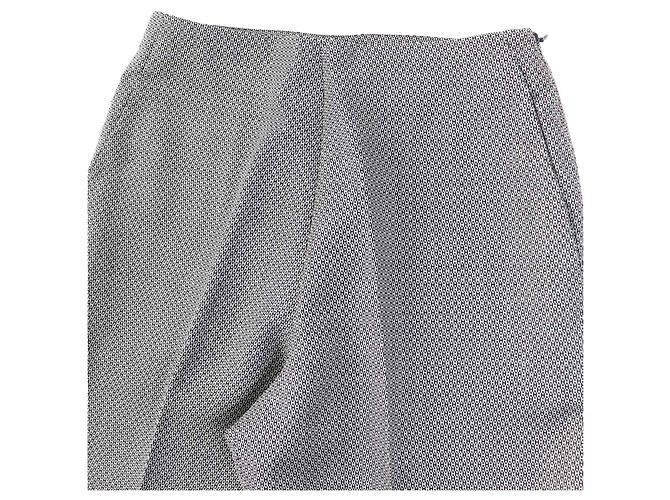 Hermès HERMES Vintage Wool Silk H Pattern Pants - view 2