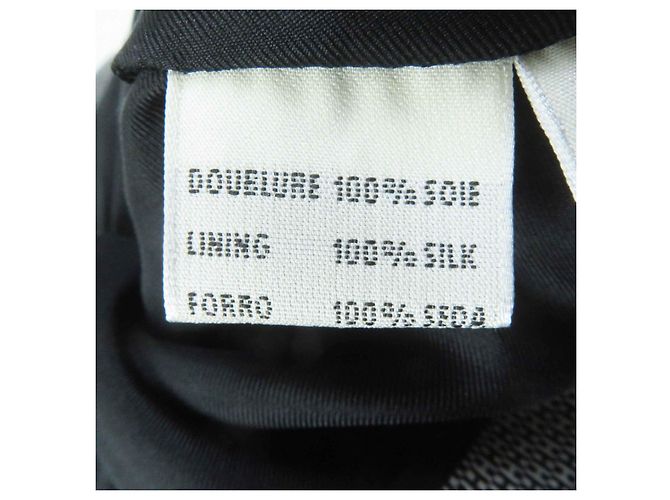 Hermès HERMES Vintage Wool Silk H Pattern Pants - view 9