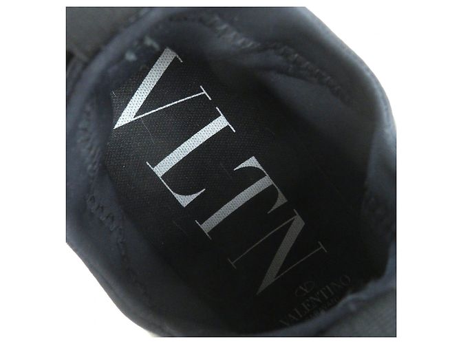 Sneakers Valentino BOUNCE Piume di Struzzo Kaki Cachi - vista 11