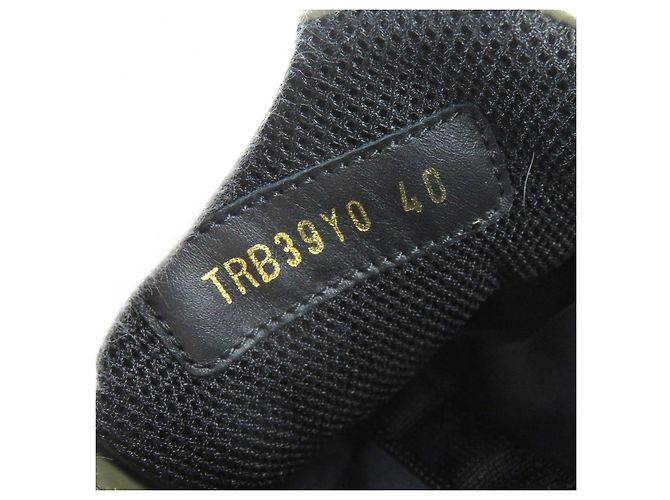 Sneakers Valentino BOUNCE Piume di Struzzo Kaki Cachi - vista 12