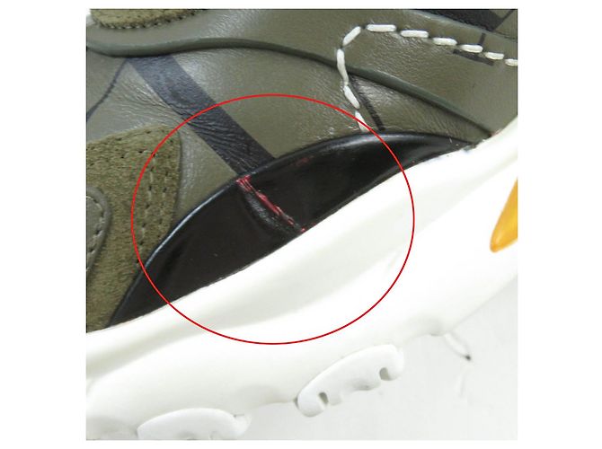 Sneakers Valentino BOUNCE Piume di Struzzo Kaki Cachi - vista 14