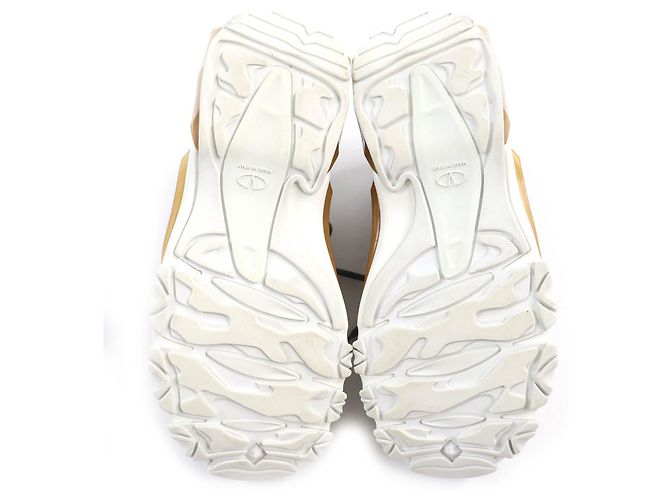 Sneakers Valentino BOUNCE Piume di Struzzo Kaki Cachi - vista 9