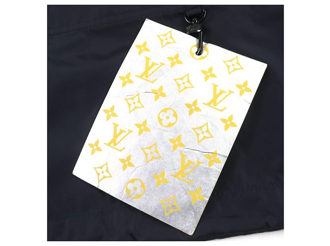 Cazadora de lluvia de nylon Louis Vuitton 1A5CWA Azul marino - vista 14