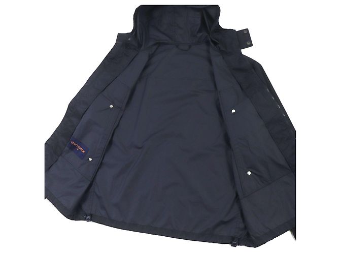 Cazadora de lluvia de nylon Louis Vuitton 1A5CWA Azul marino - vista 4