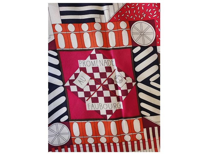 Hermès Seidentuch 90x90 Nigel Peake Mehrfarben - Ansicht 3