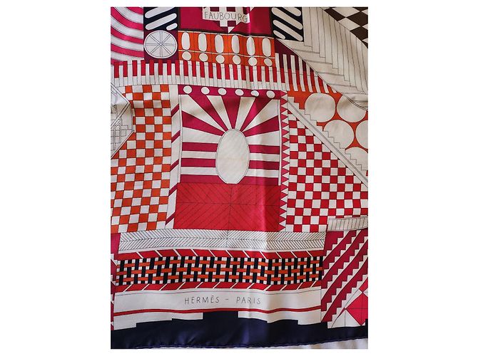 Hermès Seidentuch 90x90 Nigel Peake Mehrfarben - Ansicht 6