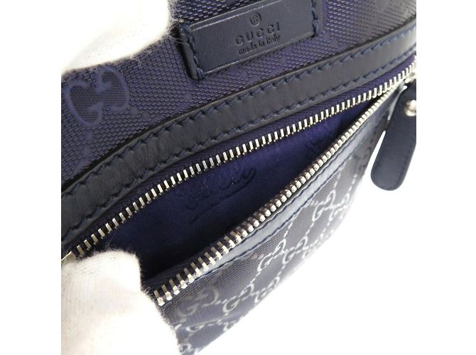 Borsa a Spalla Gucci GG Stampata Porpora - vista 8