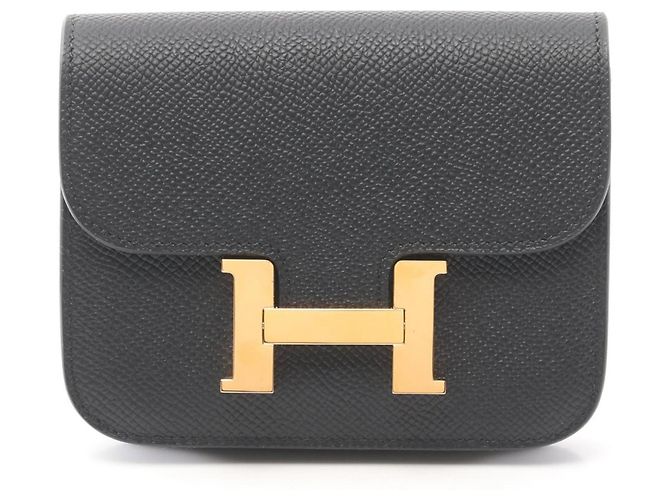 Constance Geldbörse von Hermès Schwarz - Ansicht 3