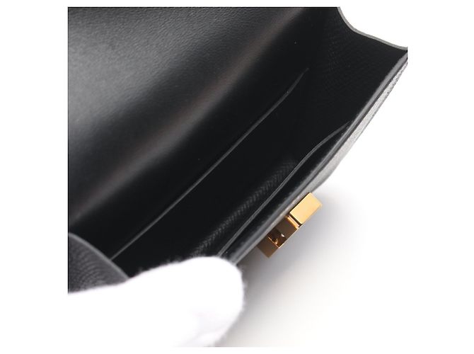 Constance Geldbörse von Hermès Schwarz - Ansicht 5