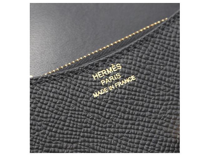 Constance Geldbörse von Hermès Schwarz - Ansicht 6
