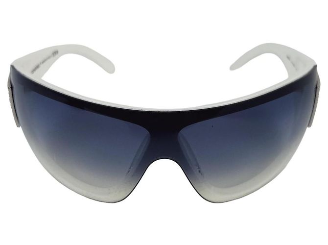 Gafas de sol Chanel 4117-B Blancas Azules Blanco - vista 5