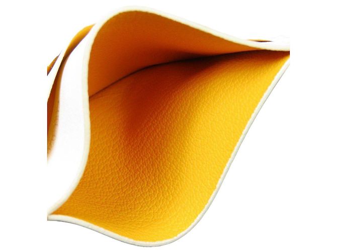 Portacarte Goyard Monogramma Bianco Arancione - vista 7
