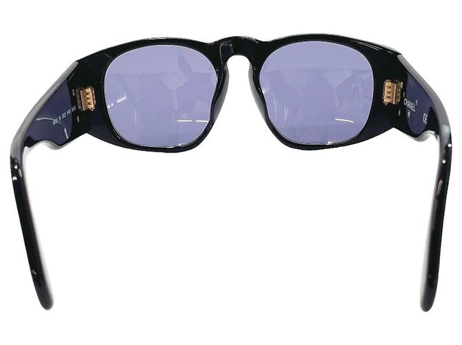 Occhiali da sole Chanel Neri Oro Plastica Nero D'oro - vista 3