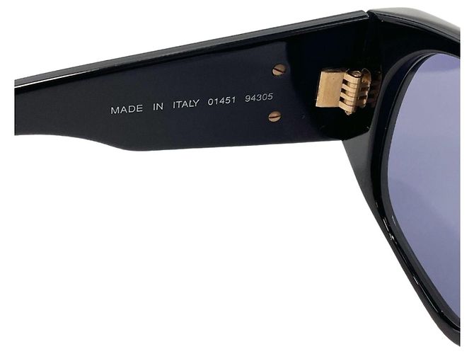 Occhiali da sole Chanel Neri Oro Plastica Nero D'oro - vista 4