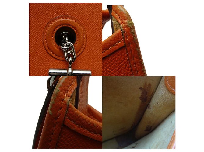 Hermès Borsa a spalla TPM Vespa Hermes Arancione - vista 8