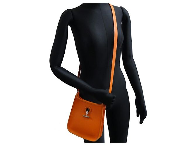 Hermès Borsa a spalla TPM Vespa Hermes Arancione - vista 9