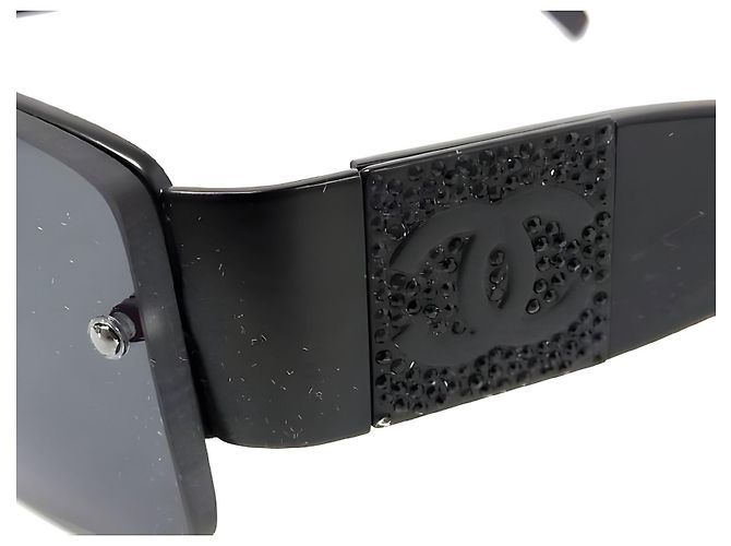 Gafas de sol Chanel 4117-B negras Negro - vista 3
