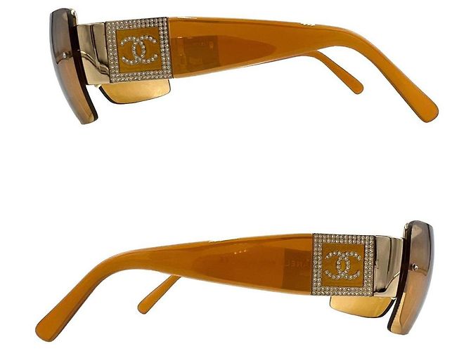 Chanel Gafas de sol 4095-B Marrones Castaño - vista 3