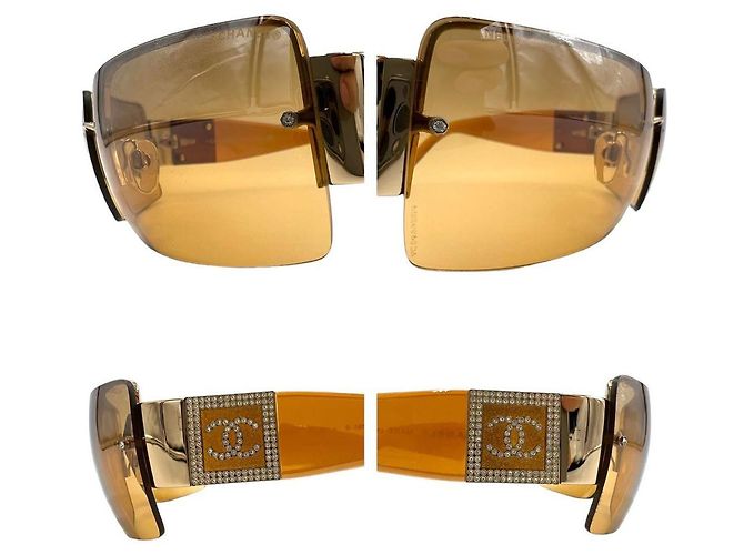 Chanel Gafas de sol 4095-B Marrones Castaño - vista 5
