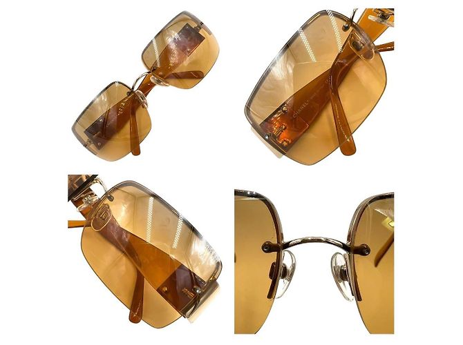 Chanel Gafas de sol 4095-B Marrones Castaño - vista 8