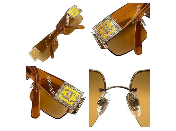 Chanel Gafas de sol 4095-B Marrones Castaño - vista 9