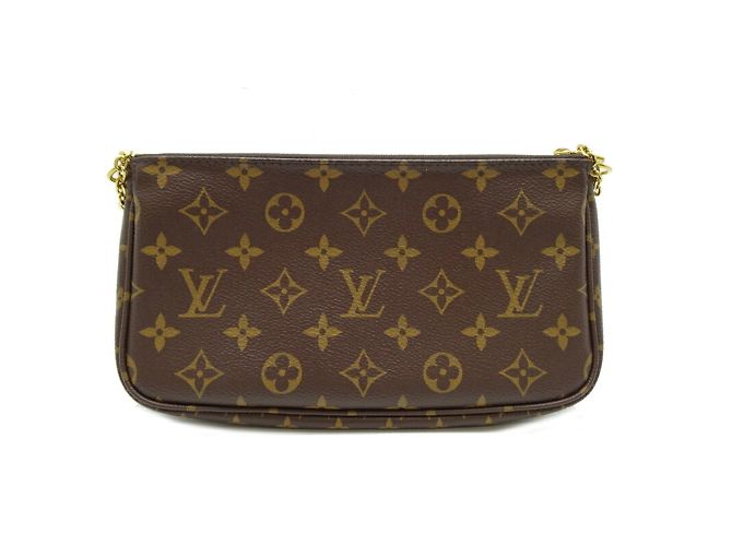 Pochette Accessoires Multi Pochette Louis Vuitton Marrone Cachi - vista 2