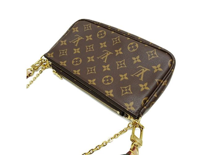Pochette Accessoires Multi Pochette Louis Vuitton Marrone Cachi - vista 4