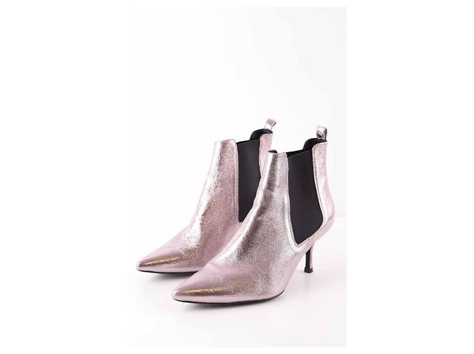 Anine Bing Botas de couro - vista 3