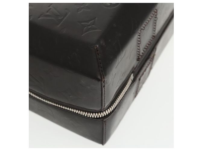 LOUIS VUITTON Sac Boston Rickey en Dentelle Monogram Marron M46560 LV Auth bs19704 - vue 16