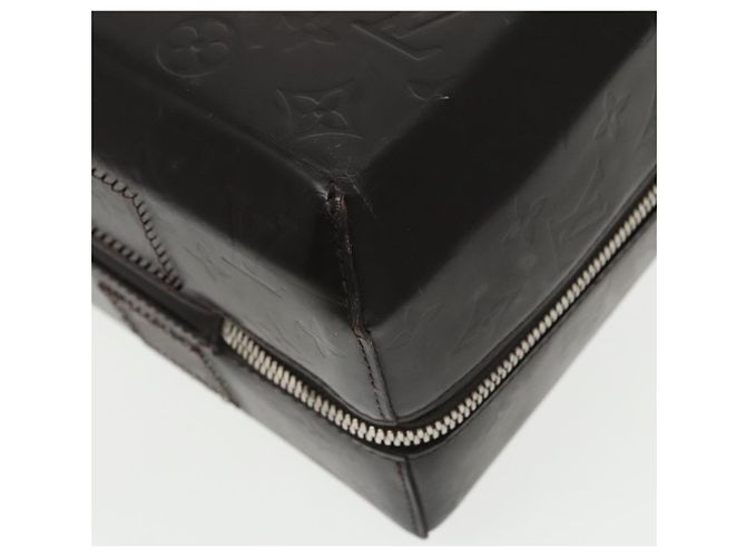 LOUIS VUITTON Sac Boston Rickey en Dentelle Monogram Marron M46560 LV Auth bs19704 - vue 17