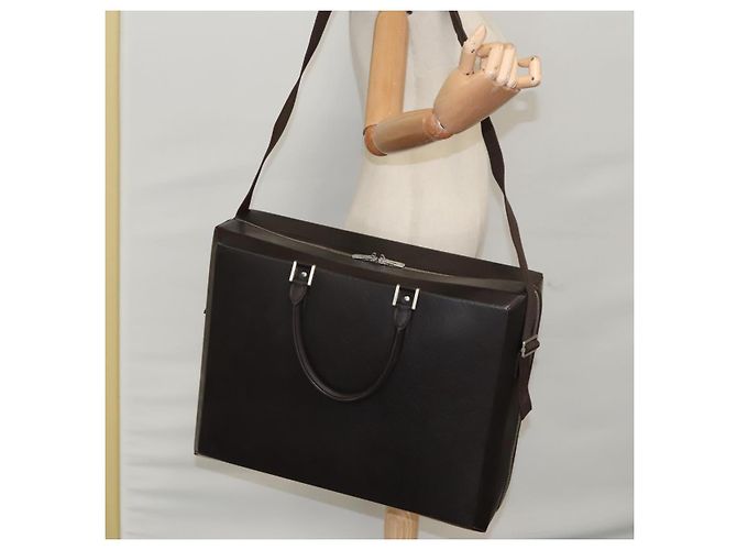 LOUIS VUITTON Sac Boston Rickey en Dentelle Monogram Marron M46560 LV Auth bs19704 - vue 29