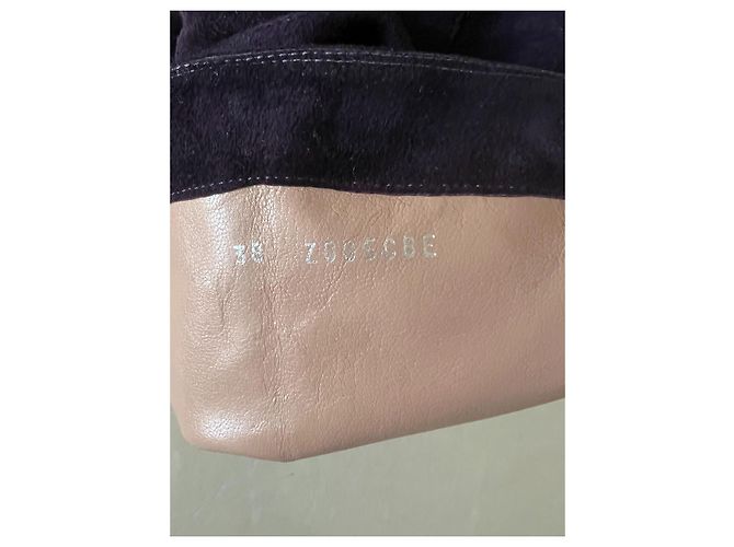 Botas de cuero Ermanno Scervino moradas Púrpura - vista 12