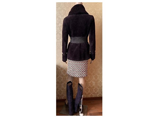 Botas de cuero Ermanno Scervino moradas Púrpura - vista 6
