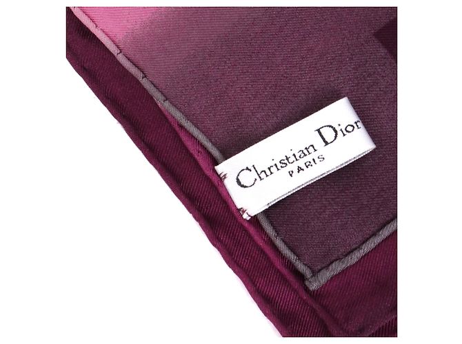 DIOR - Dior 90 Schal aus lila Seide - Ansicht 3