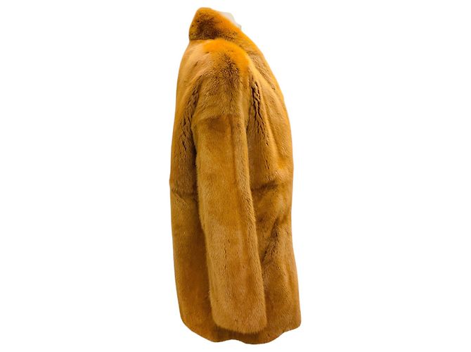 Sprung Frères Sprung Freres Camel Mink Fur Coat - view 2