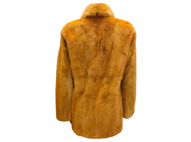 Sprung Frères Sprung Freres Camel Mink Fur Coat - view 3