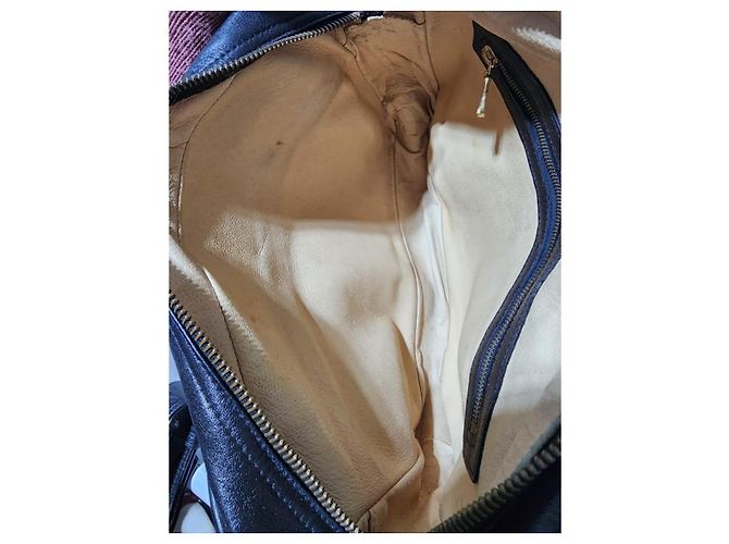 MCM Vintage Visetos Nylon Umhängetasche Schwarz - Ansicht 14
