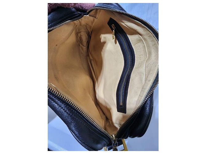 MCM Vintage Visetos Nylon Umhängetasche Schwarz - Ansicht 16