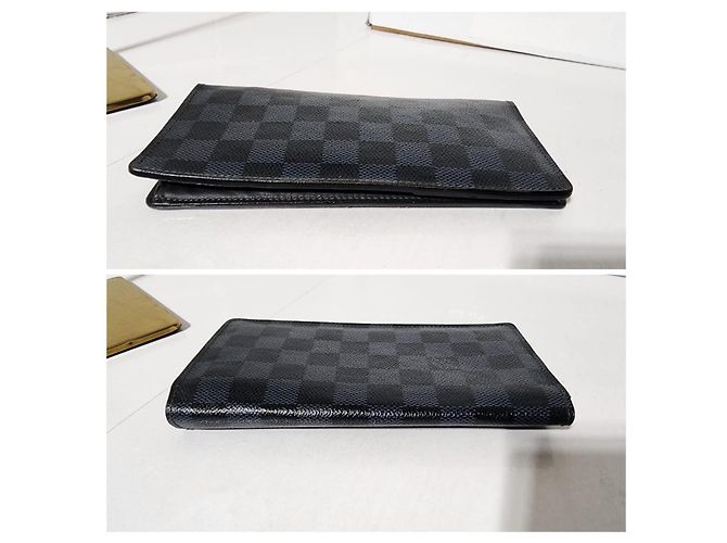 Brazza Geldbörse Damier Infini Louis Vuitton 2013 Grau/Schwarz - Ansicht 11