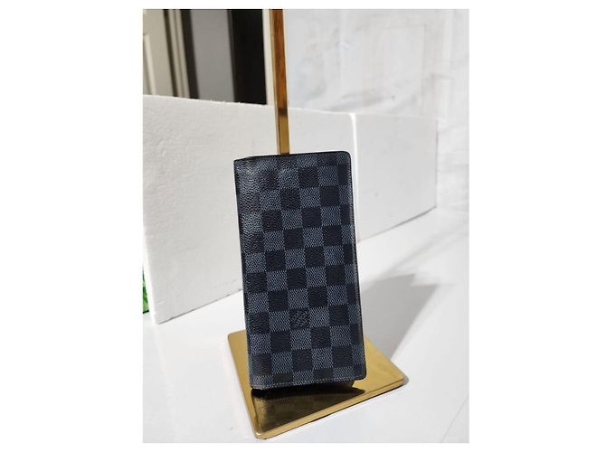 Brazza Geldbörse Damier Infini Louis Vuitton 2013 Grau/Schwarz - Ansicht 12