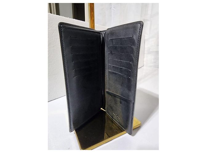 Brazza Geldbörse Damier Infini Louis Vuitton 2013 Grau/Schwarz - Ansicht 14